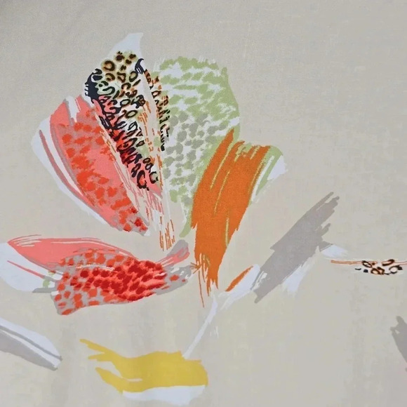 {Caramela} Women's Mixed Print - Paint Strokes Top - Size Medium - Picture 9 of 11